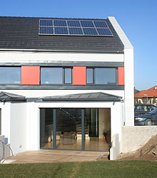 Passive row house